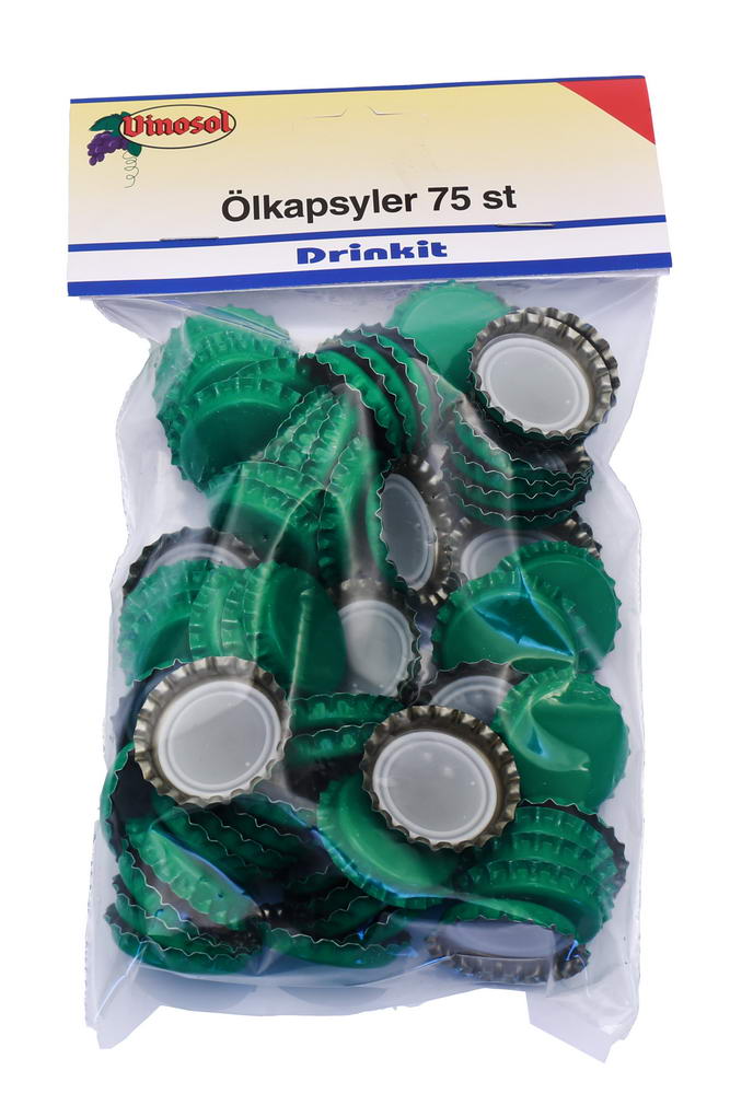 ölkapsyl grön 75-pack